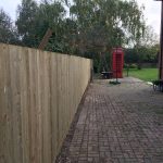 Run of Featherboard Fencing complete