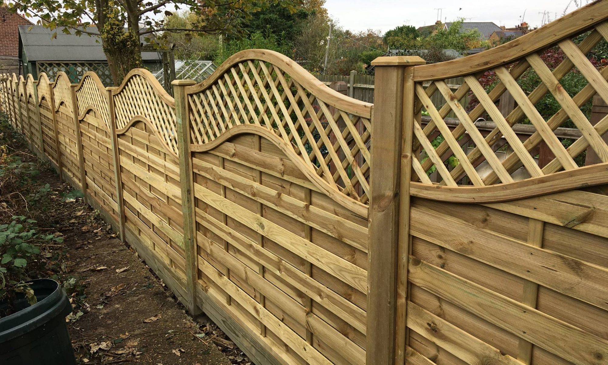 Continental fencing panel install