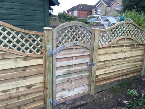 Fencing panels and gate install