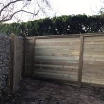 Acoustic Fencing install stopping road noise