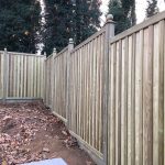 Installation of Premium fence panels near Ashford in Kent