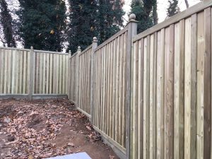 Installation of Premium fence panels near Ashford in Kent